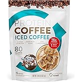 Complete Roast Iced Protein Coffee - 16g Protein, 0 Carbs, Non GMO Whey- 30 serv.