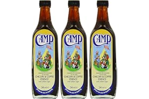 VALUBNDL: Camp Coffee Essence (3 Pack) – 241ml Bottles – 723ml Total Bulk – Chicory & Coffee Concentrate for Baking & Drinks 