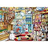 Ravensburger Disney- Pixar Toy Store 1000 Piece Jigsaw Puzzle for Adults - 12000527 - Handcrafted Tooling, Made in Germany, E