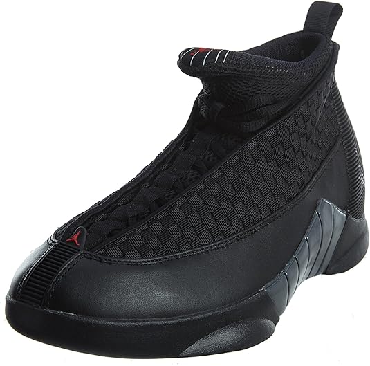 Nike Jordan Men S Air Jordan 15 Retro Black Varsity Red Anthracite Basketball Shoe 12 Men Us Amazon Co Uk Shoes Bags