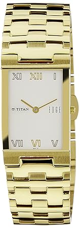 Edge Analog White Dial Mens Watch -NK1296YM02A
