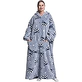 ZXIMU Blanket Hoodie Long,Extra Long Wearable Blanket Oversized Hoodie Blanket Hoodies for Women Snuggle Blankets for Women