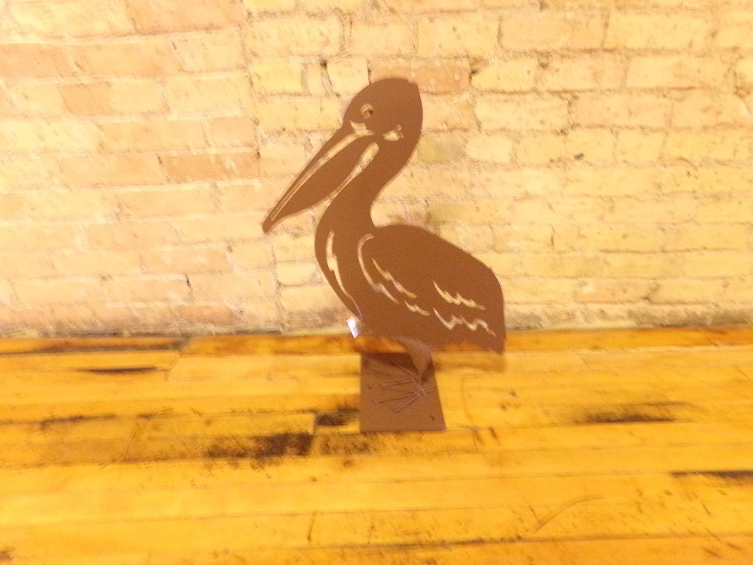 Garden Art Metal Pelican Garden & Outdoor