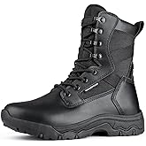 FREE SOLDIER Women's Tactical Boots 8 Inches Lightweight Combat Boot Durable Military Work Outdoors Boots Desert Boot for Women