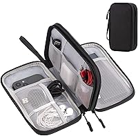 Arae Electronic Organizer, Travel Cable Organizer, Double Layers Portable Waterproof Pouch, Electronic Accessories Storage Ca