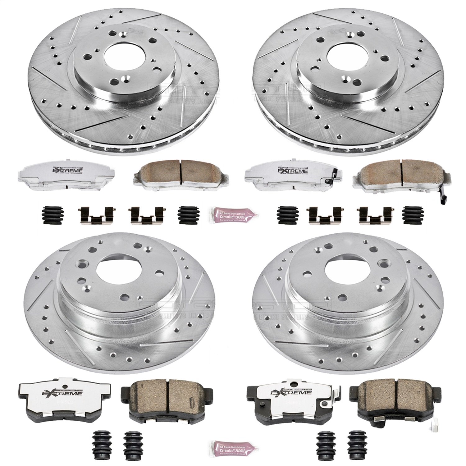 Amazon.com: Power Stop K2298-26 1-Click Street Warrior Z26 Brake Kit:  Automotive