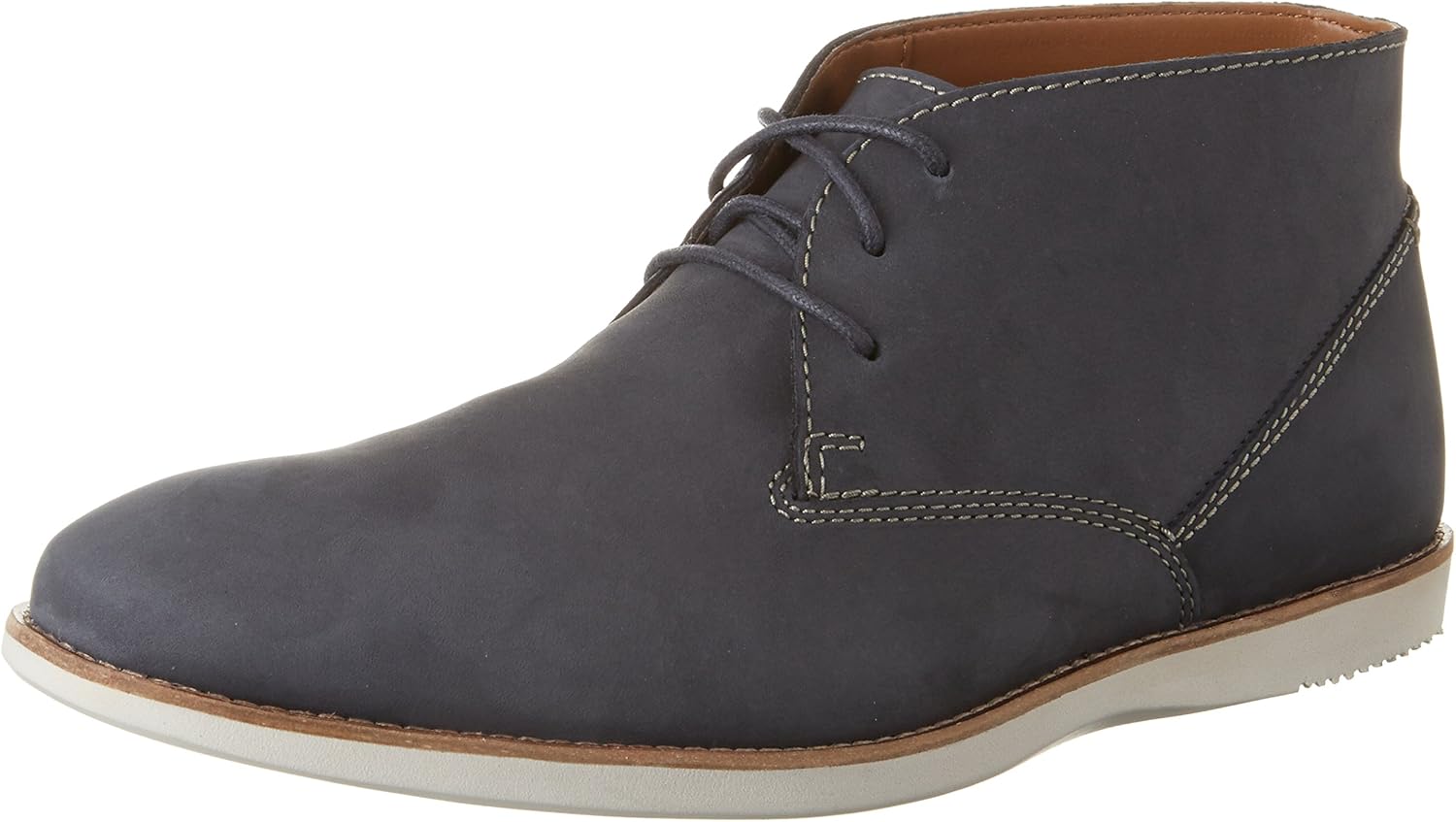 Clarks Men's Franson Top Chukka Boots, Blue (Navy Nubuck), 10 UK Amazon.co.uk Shoes & Bags