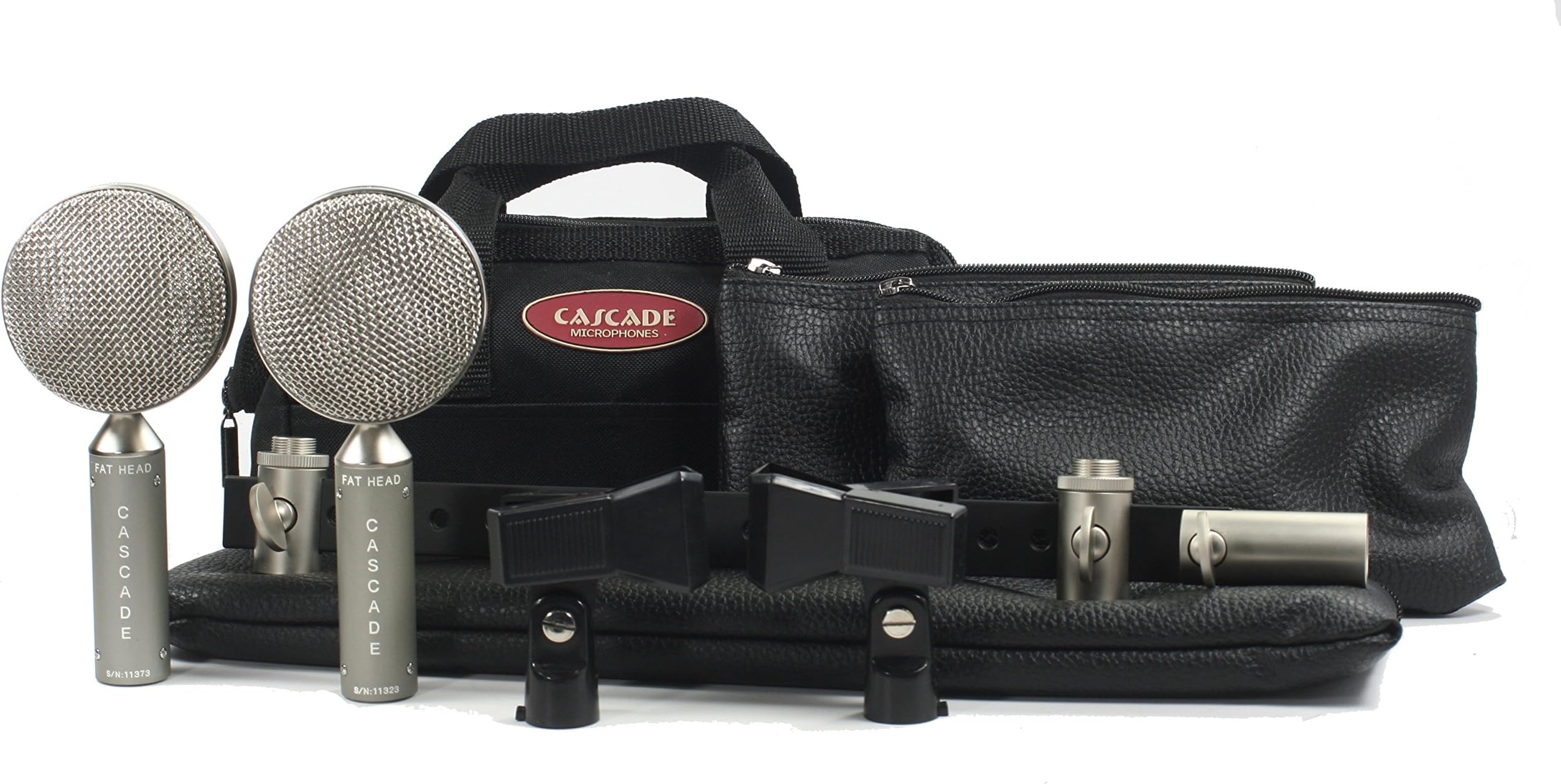 Cascade Microphones FAT HEAD BE Stereo Pair-Grey Body/Anodized Silver Grill