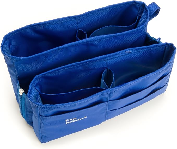 Purse Perfector Purse Organizer Insert, Cobalt Blue, Large at Amazon