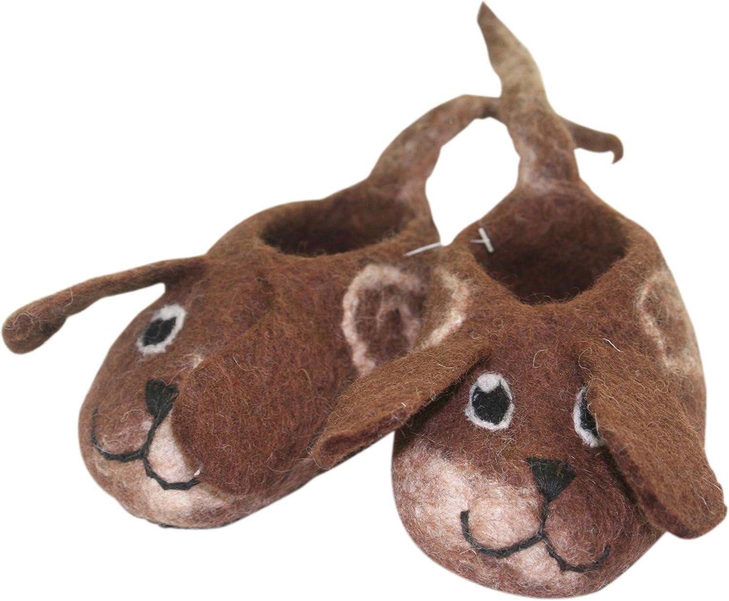 Fair Trade Novelty Brown Dog Slippers (UK 3 Euro 34 23cm) Amazon.co.uk
