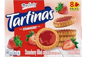 Marinela Tartinas Fresa Strawberry Filled Cookies | 8 Count