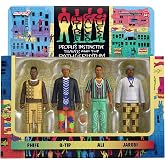 Super7 Reaction Figures A Tribe Called Quest - (4 Pack) 3.75" A Tribe Called Quest Action Figures with Accessory - Classic Hip-Hop Collectibles and Retro Toys