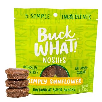 Buckwhat Buckwheat Simply Sunflower Breakfast Bites Gluten Free Vegan No Added Sugar - 