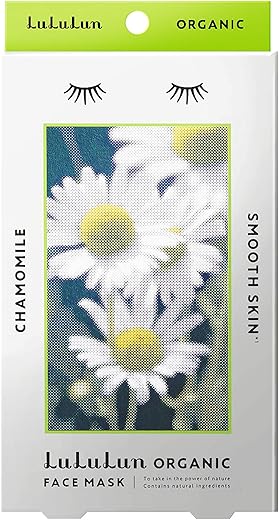 【Organic】フェイスマスク パック ルルルンオーガニック カモミール 1枚（エッセンス30mL）×5包入り