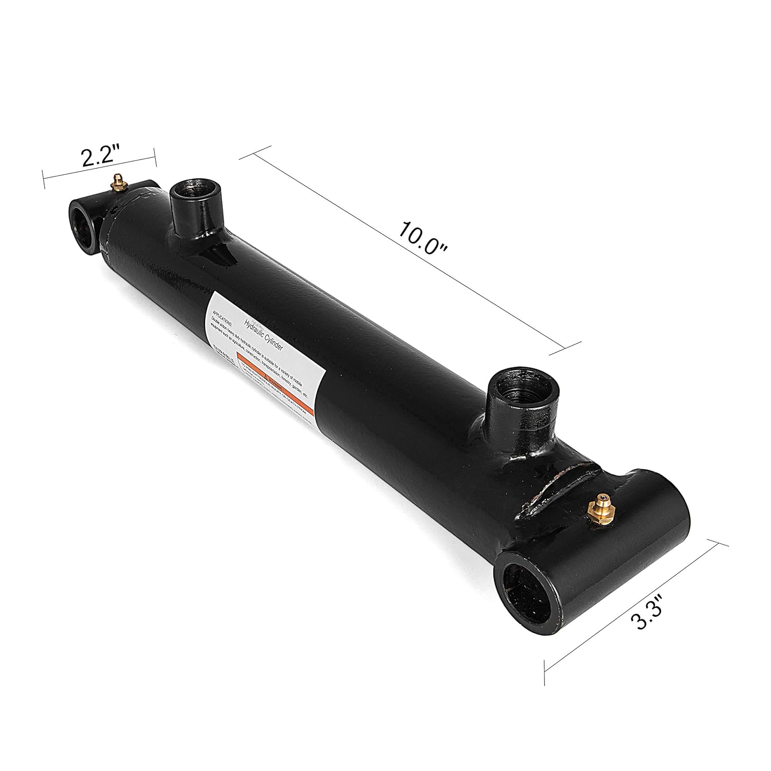 Mophorn Hydraulic Cylinder 2.5 Inch Bore 10 Inch Stroke Double Acting