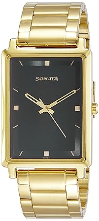 Wedding Collection Analog Black Dial Mens Watch - 7129YM04