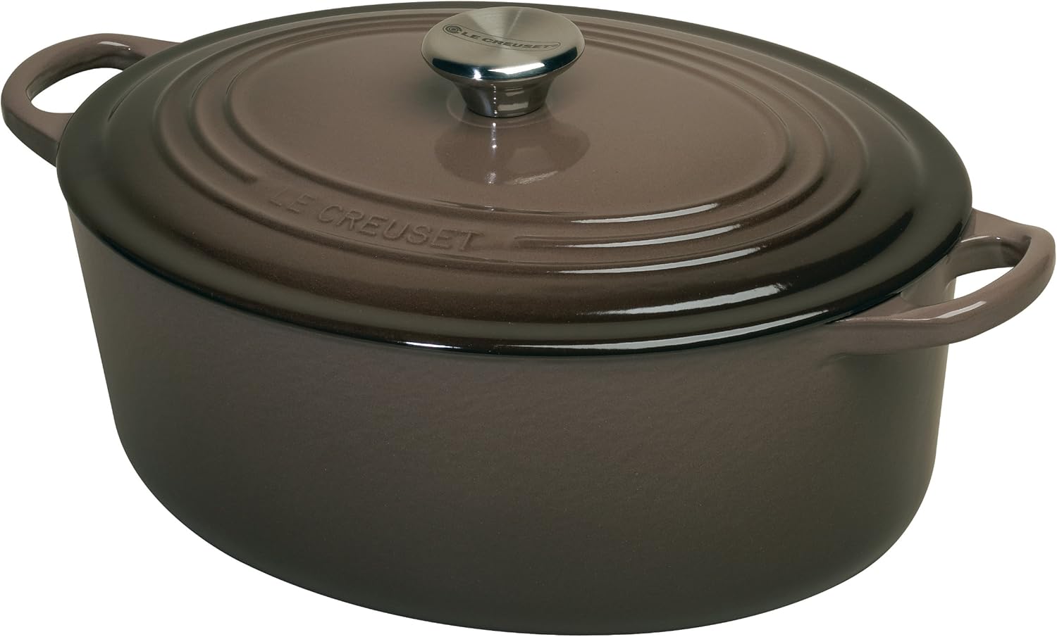 Cocotte Ovale Le Creuset Vintage Orange Ø 29 Cm – Fonte émaillée Avec Couvercle – Lot De 2 Pièces, Fabrication Française