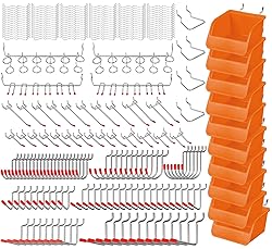HORUSDY 238-Piece Pegboard Hooks