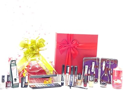 Rimmel London Make Up Gift Set Hamper For Her Lipstick Eyeshadow Nail Polish
