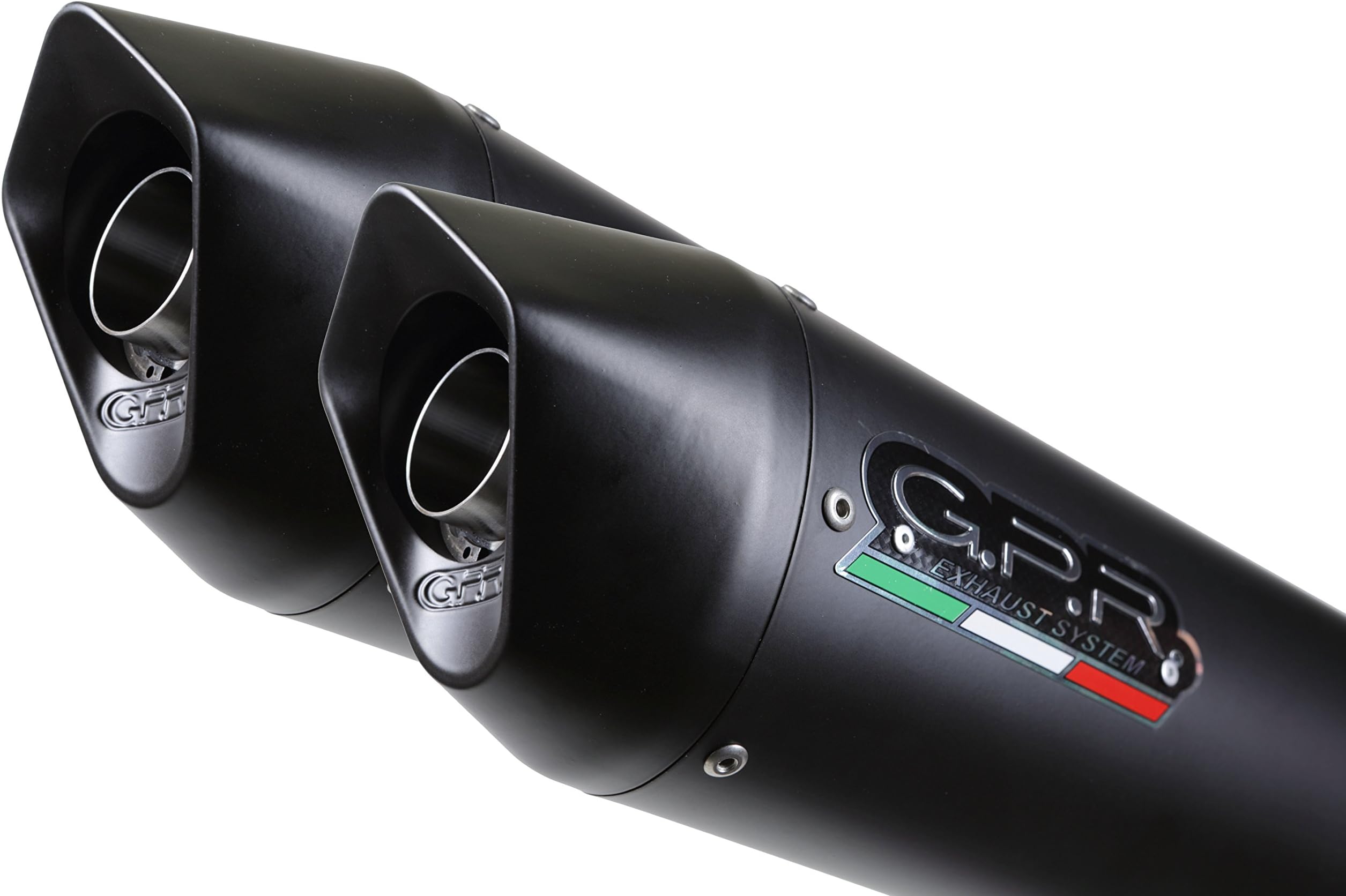 CAGIVA X-RAPTOR 1000 2002 DUAL HOMOLOGATED SLIP-ON EXHAUST SYSTEM GPR FURORE NERO