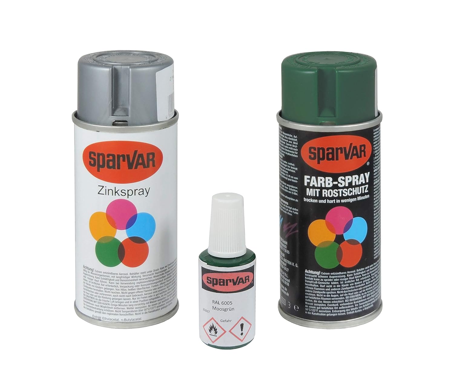 Arvotec Lack-Reparaturset Für Stabmattenzäune – Anthrazit RAL 7016, Mit Zink- & Farbspray