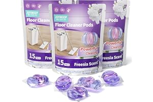 JOYMOOP Floor Cleaner for Mopping, 45 PCS Mopping Solution, Hardwood Floor Cleaner, Works Perfectly with Mop Bucket