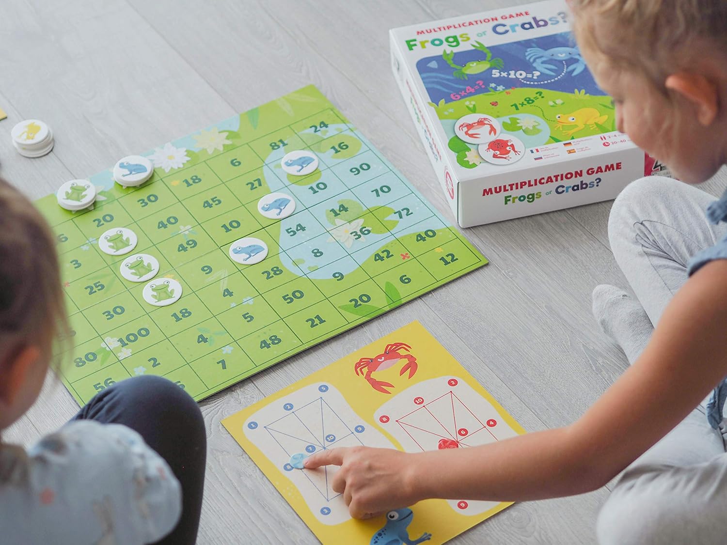 Captain Smart Educational Game for Kids, Frogs or Crabs