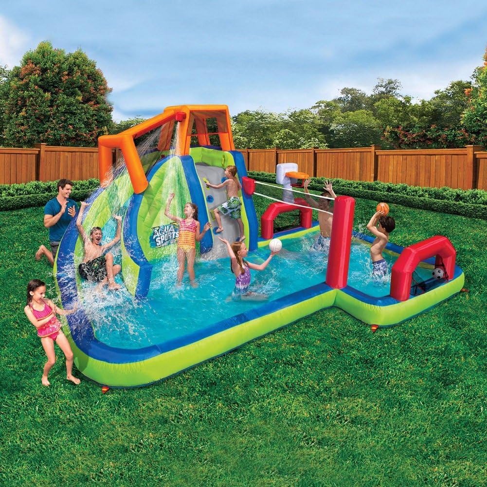 banzai pool water slide