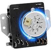 2-Year Warranty W10185982 WPW10185982 Dryer Timer for Whirlpool Maytag WED4815EW1 WED5100VQ1 WED4800BQ1 WGD4800XQ0 WED4810EW1 WED4800XQ0 Replace 418-618-20-B5 PS11749831 230V 60Hz by Cenipar