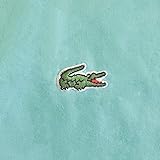 Lacoste100% Cotton Percale Solid Sheet Set, Breathable, Cooling & Hotel Quality Sheets - Deep Pocket, Easy-Fit, Oeko-Tex Certified, Water Blue, Standard King