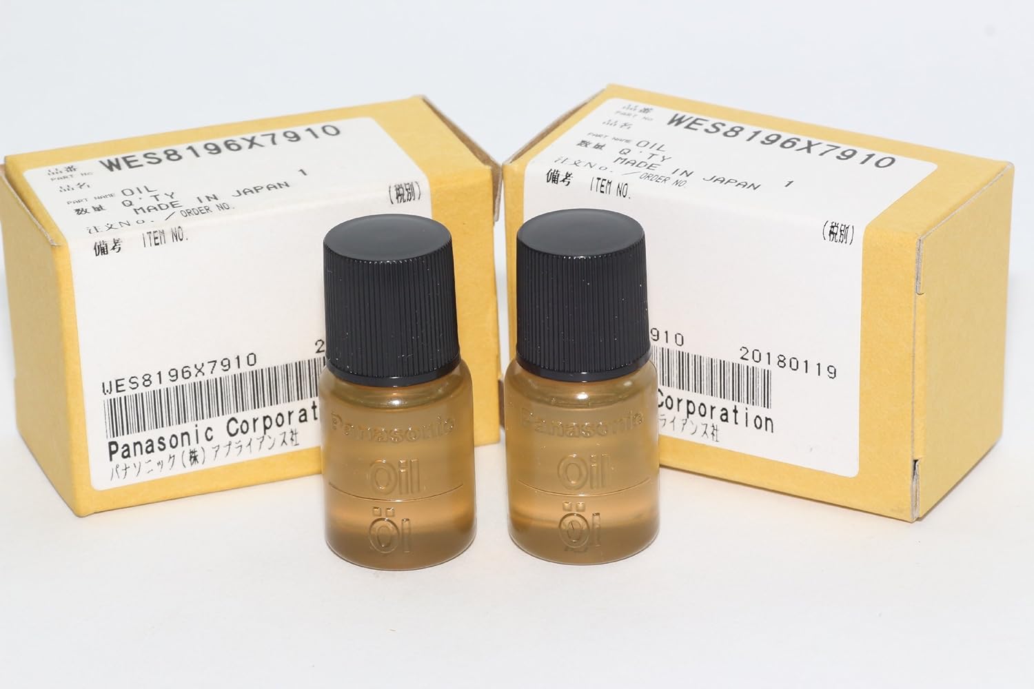 2 x Panasonic WES8196X7910 Shaver Lubricating Oil 7ml, Shavers Trimmers