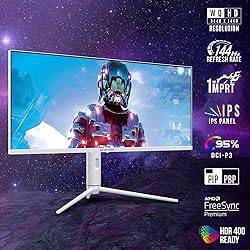 Sceptre IPS 34" White UltraWide Monitor 3440 x