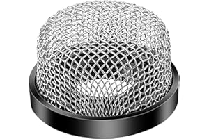 Saillong 1 Pcs Stainless Steel Mesh Strainer ¾ Inch -14, Stainless Steel Aerator Screen Filter Compatible with Livewell Pumps, MA-023 Screw on Strainer for Livewell Pump, Aerator, HVAC Drain Outlet