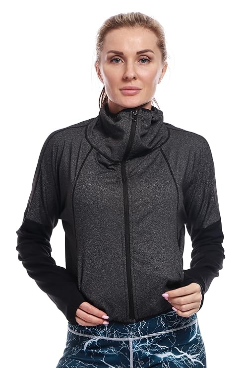 zip up workout crop top