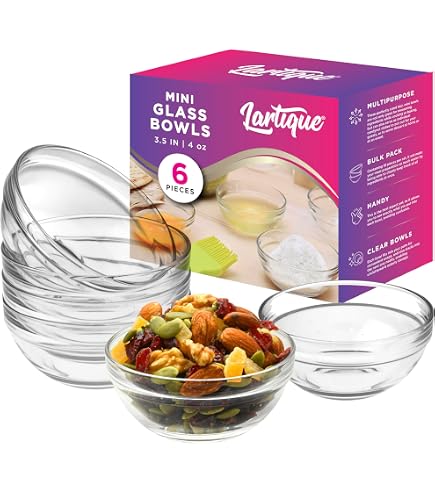 Amazon.com | Pyrex, Clear Glass Original 10 oz Custard Cup (4 Pack):  Dessert Bowls