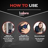 Kalore Wheat Bags Microwavable Neck and Shoulder Wrap Black Watch Tart view 6