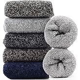 Jeasona Wool Hiking Socks for Women Warm Winter Thermal Thick Socks for Cold Weather Cozy Gifts for Women Mom 5 Pairs