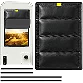 RV Door Window Shade Cover 25" (L) x 16" (W), Foldable Hook & Loop Design, Blackout with UV Protection, Waterproof Reflective