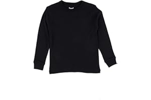 Leveret Long Sleeve Boys Girls Kids & Toddler T-Shirt 100% Cotton (2-14 Years) Variety of Colors