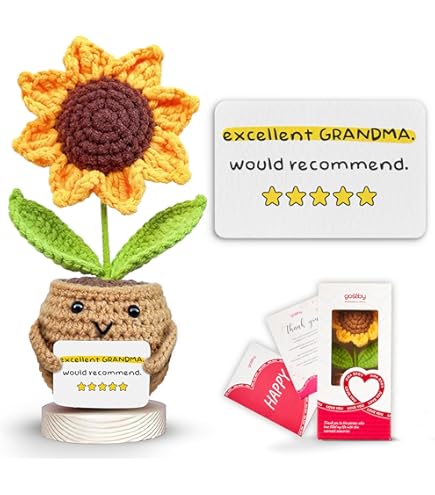 Amazon.com: Gossby Inspirational Gift - Positive Sunflower Doll