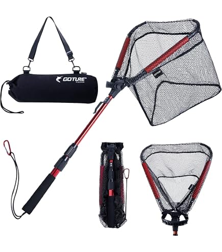 Ego S2 Slider Fishing Net, Ultimate Fishermen's Tool, Telescoping Handle, Replaceable Head, Salt & Freshwater, 2 Year Warranty, 18-36