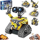Sillbird STEM Building Toys, Remote & App Controlled Creator 5in1 Wall Robot/Explorer Robot/Mech Dinosaur Toys Coding Set, Cr