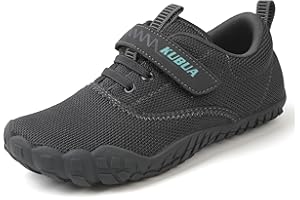 KUBUA Kids Barefoot Shoes Boys Girls Sneakers Naturally Splay Shoes Toddler Little Big Kid