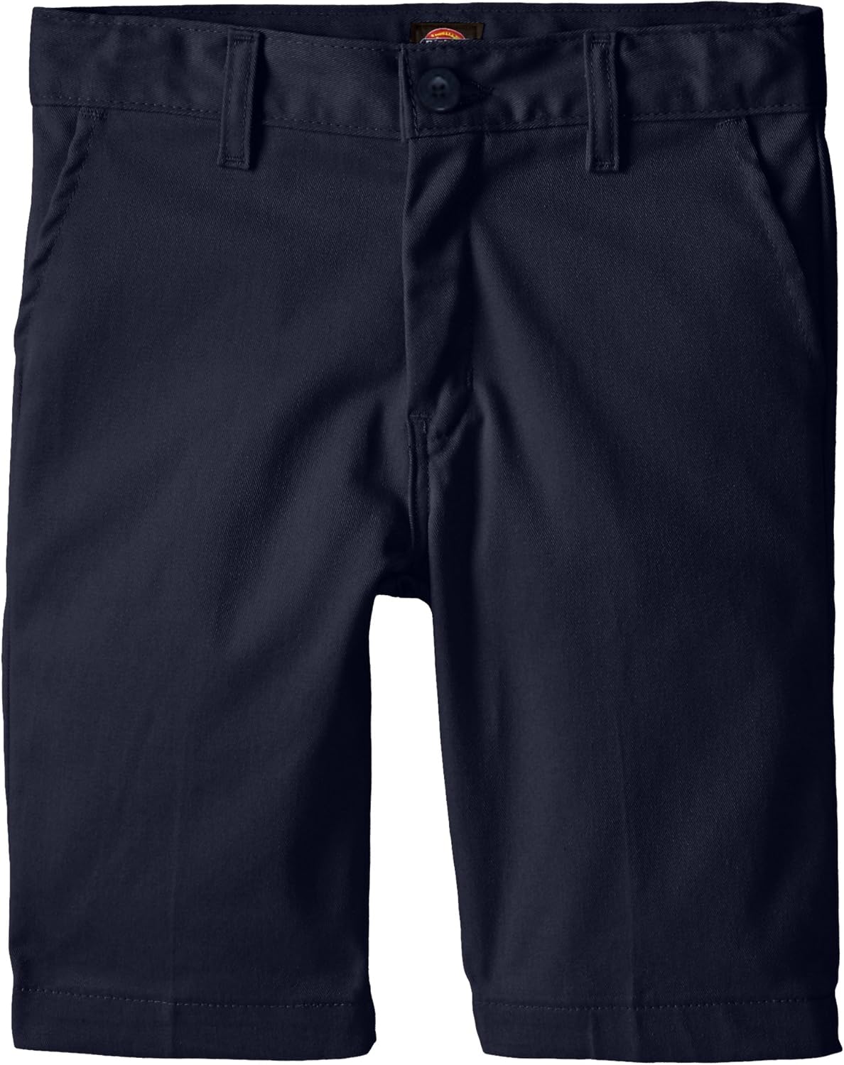 Dickies Khaki Boys' Slim Fit Stretch Flat Front Short: Clothing