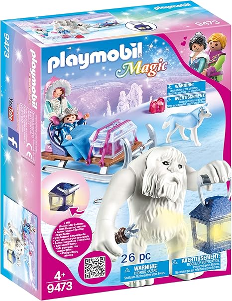 Amazon.com: PLAYMOBIL Yeti with Sleigh 