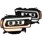 AlphaRex USA 880550 LUXX Series LED Projector Headlights fits Ram 2500