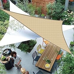 SunnyRoyal 8'x8'x11' Heavy Duty Sun Shade Sail