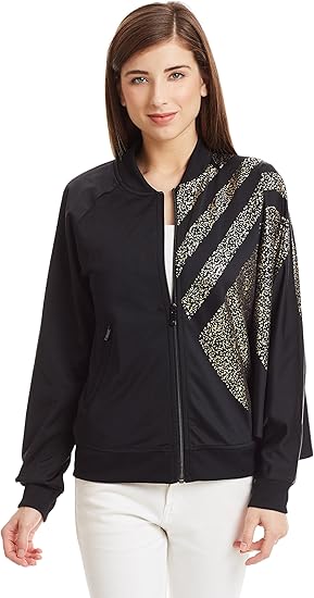 adidas jacke damen schwarz gold