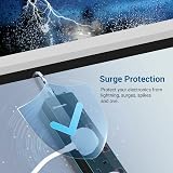 DEWENWILS 6 Way Extension Lead with Individual Switches 5M Surge Protected view 4