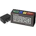 Voice Record and Alarm Replay Reminder Clock with Loud, Easy Set, Multiple Alarms by MedCenter (AC Adapter Included)